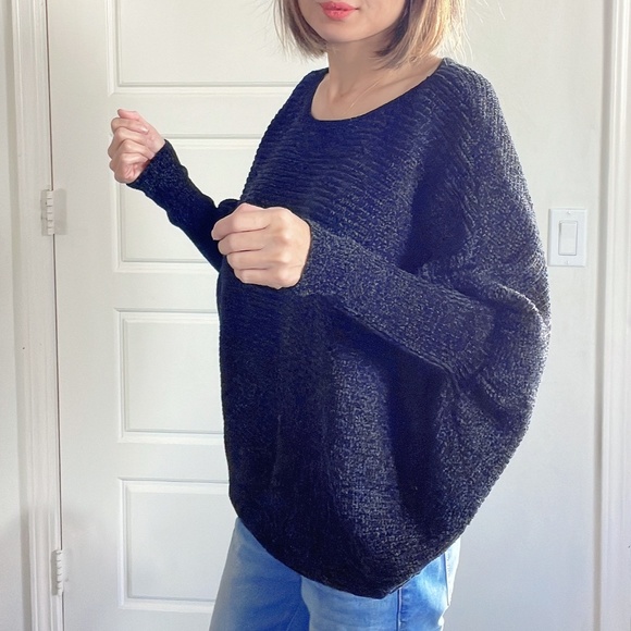 06 Cozy Chenille Batwing Sleeve Sweater Top - Picture 6 of 14